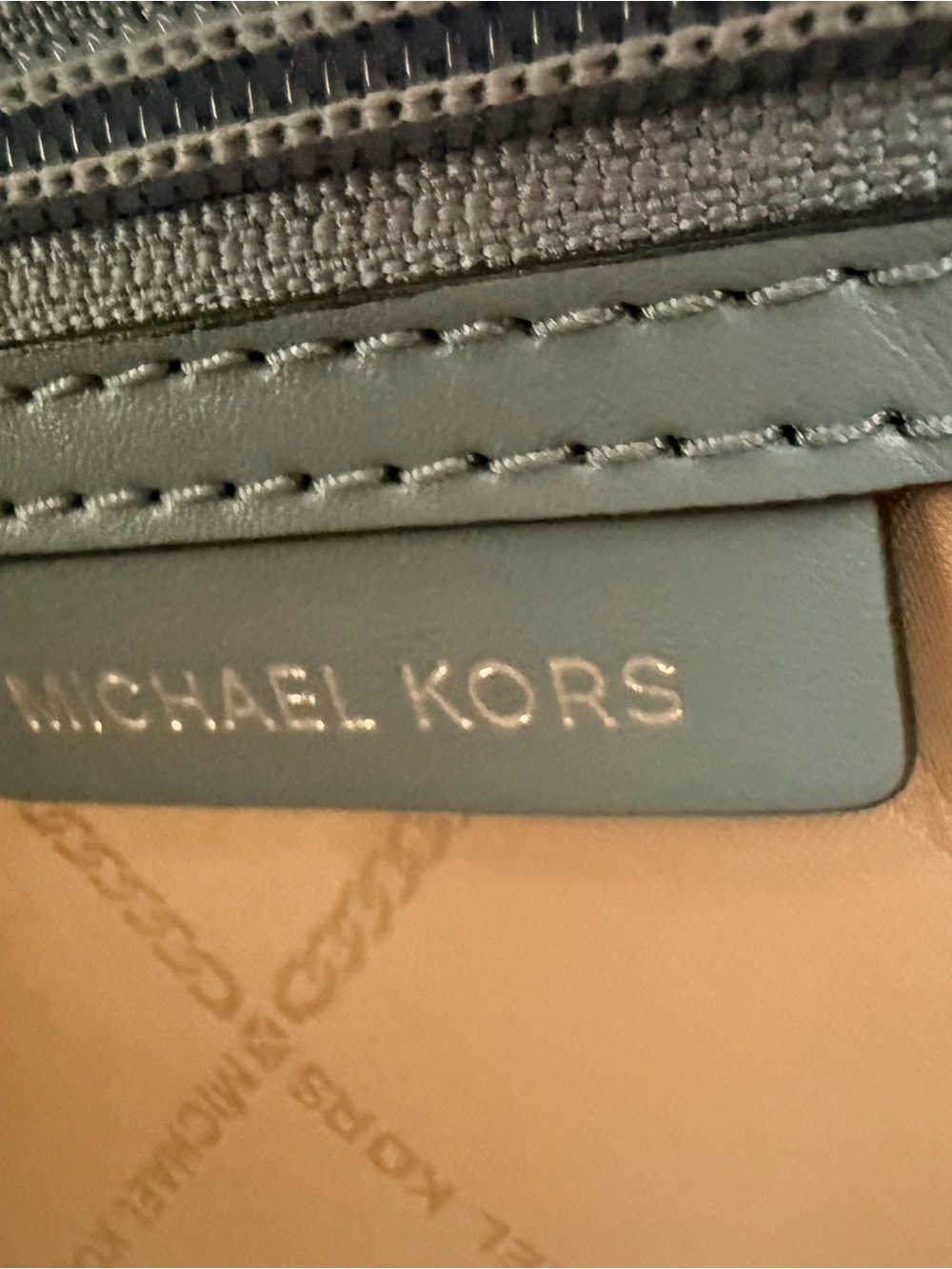 MICHAEL KORS Sky Blue Saffiano Leather Tote Bag Handbag Purse MINT CONDITION - Picture 11 of 16